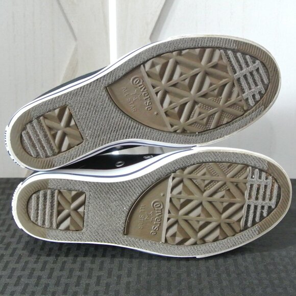 Converse Chuck Taylor Mid Lux Wedge Sneaker in Black - Picture 9 of 12